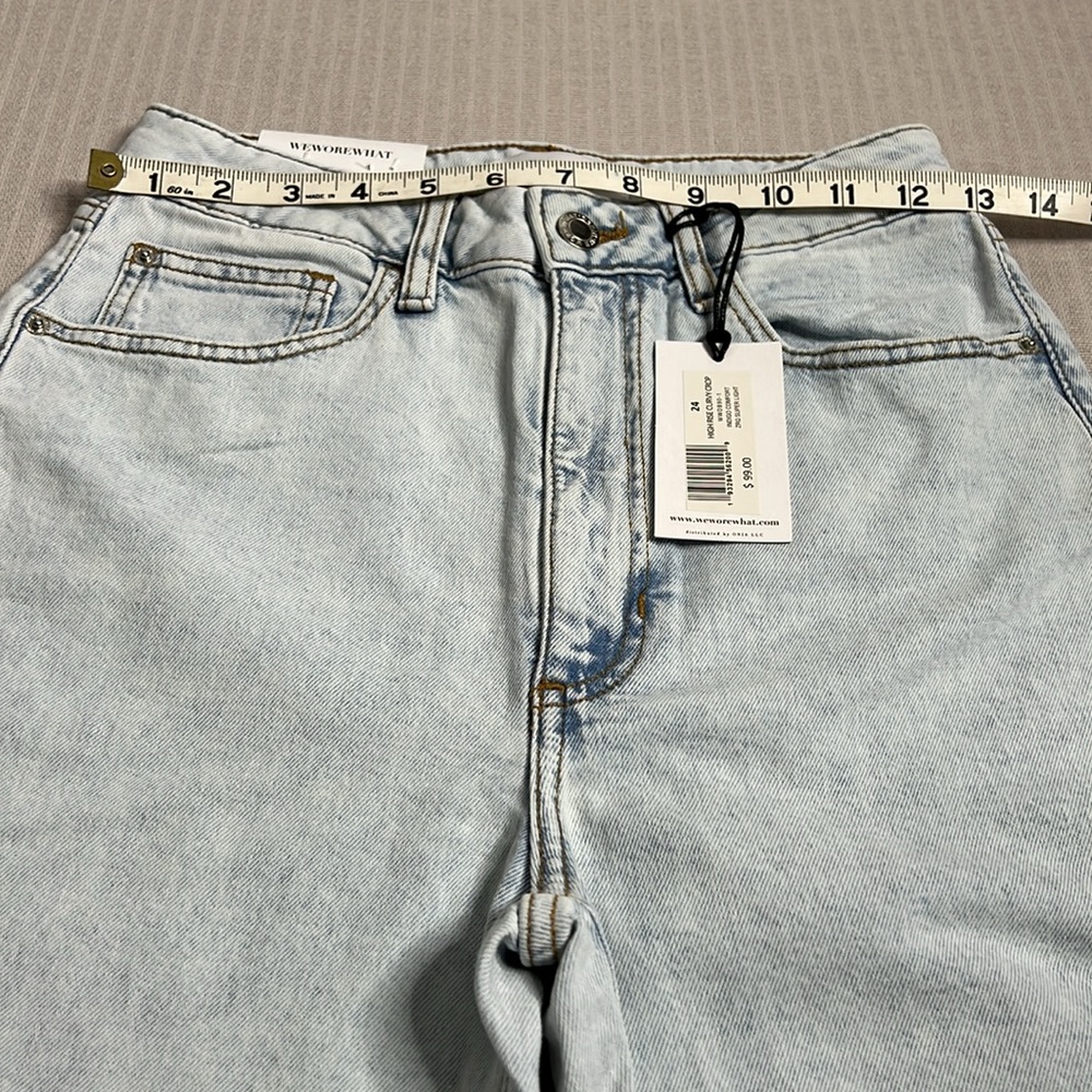 We Wore What High Rise Acid Wash Size 24 Jeans - Picture 5 of 12
